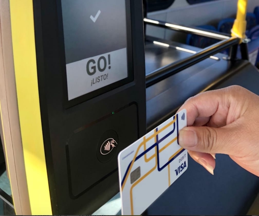 Card tapped at terminal-California