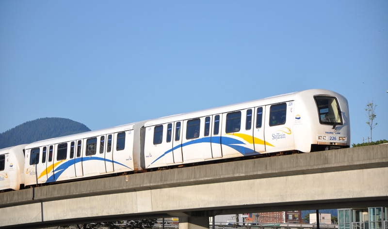 SkyTrain in Vancouver