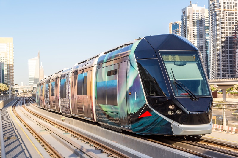 Tram in Dubai