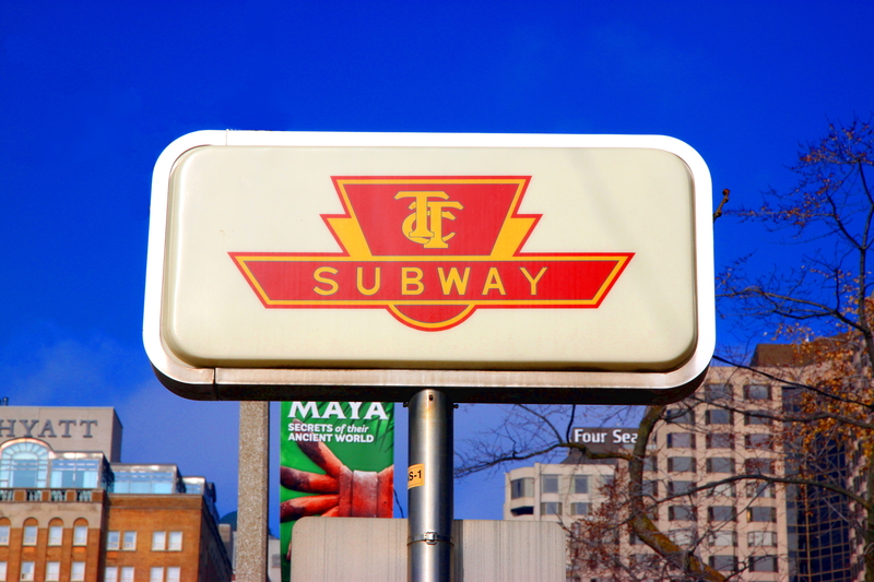 Toronto Transit Commission Subway sign