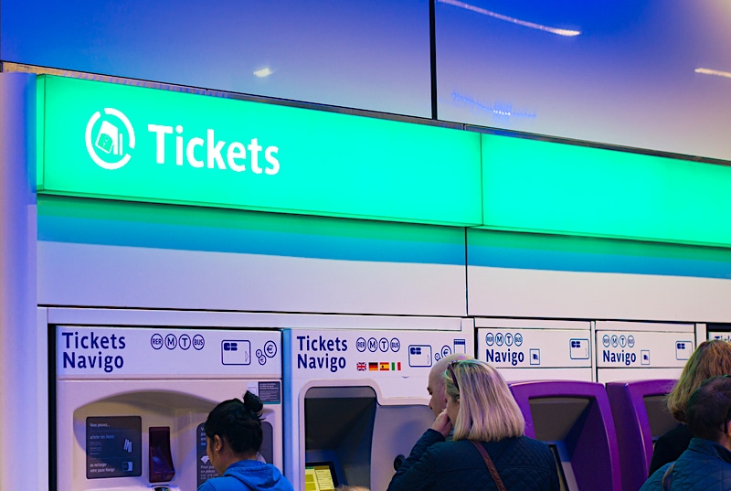 Ticket vending machines