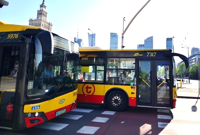 Buses in Warsaw