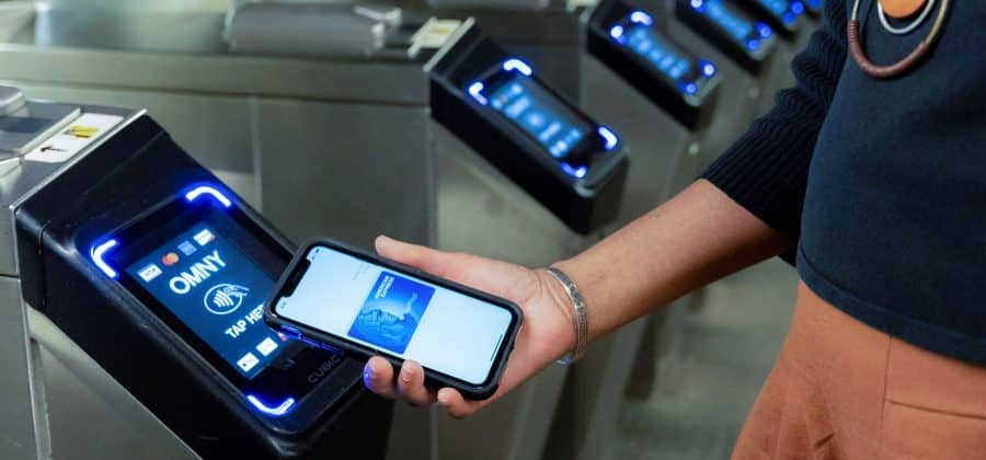 Phone at terminal OMNY